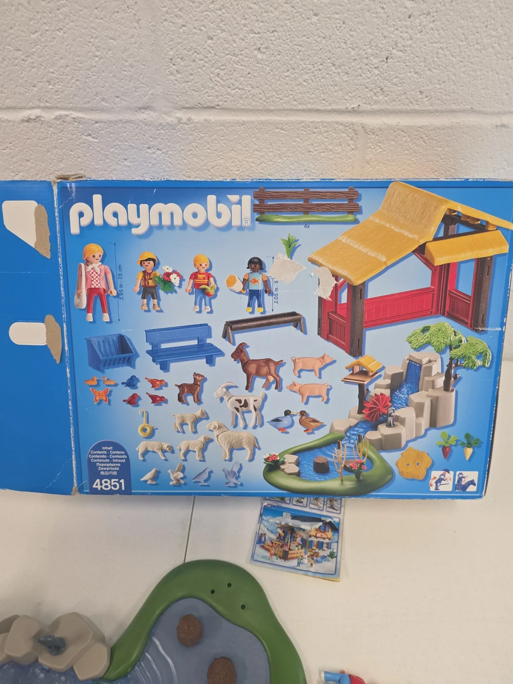 Playmobil City Life 4851 Children’s Zoo 2010 Incomplete With Box